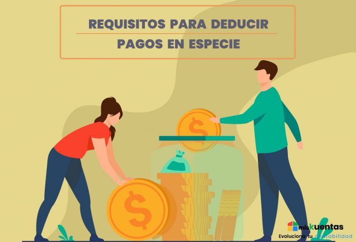 REQUISITOS PARA DEDUCIR PAGOS EN ESPECIE | MisKuentas : MisKuentas